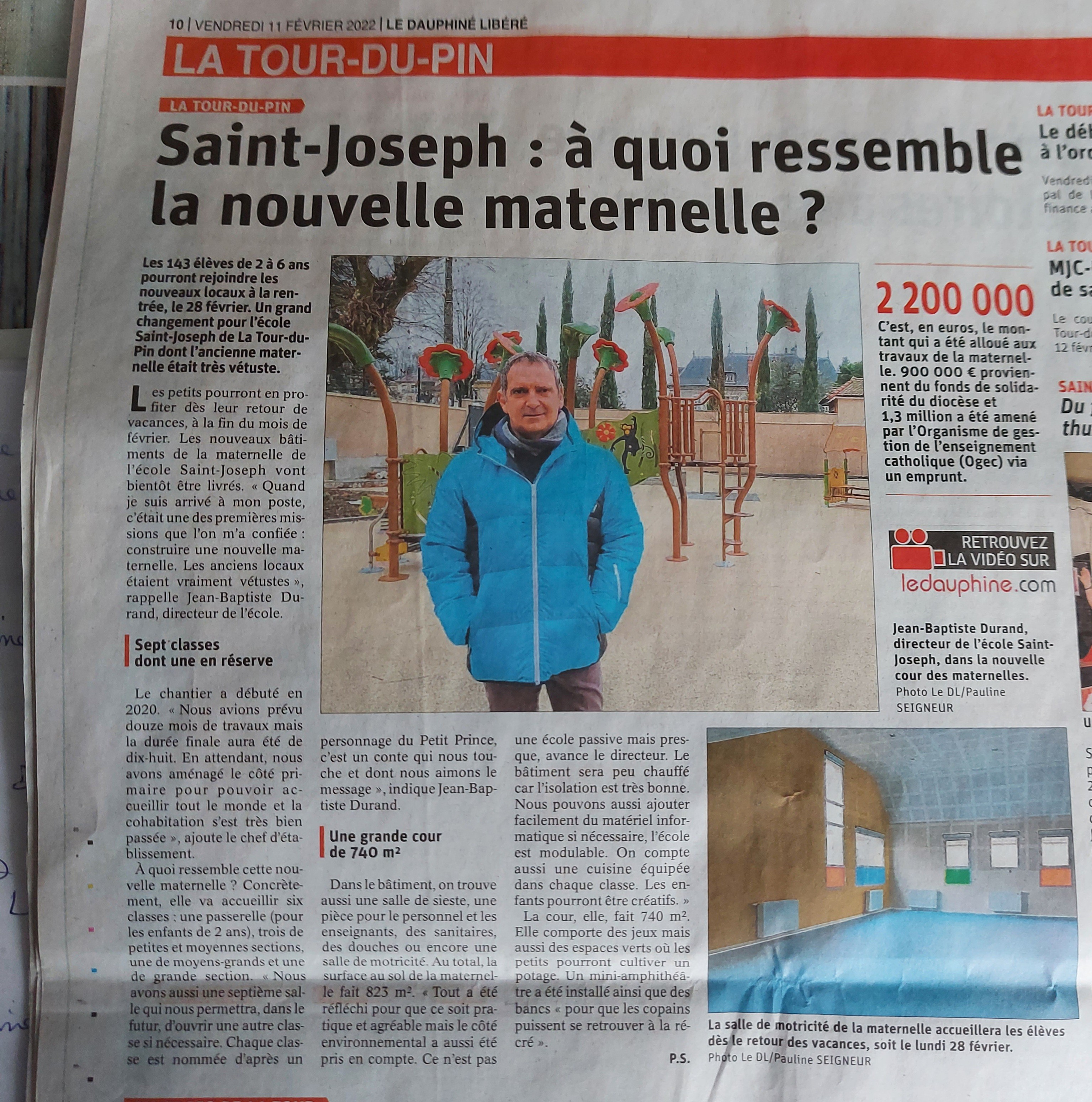 Article dl nouvelle ecole maternelle